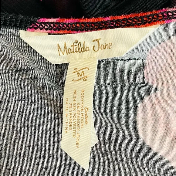 Matilda Jane Winter Blooms Babydoll Top Floral Modal Blend EUC - Picture 7 of 8
